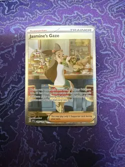 Pokemon TCG Jasmine's Gaze Full Art Holo Trainer Surging Sparks #245/191 - Image 1