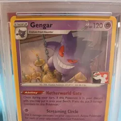 Gengar 066/196 Prize Series 3 Pokemon Play! Stamp 2023 PSA 9 - Image 3