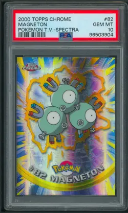 Pokemon Topps Chrome Spectra Magneton Holo #82 PSA 10 - Image 1