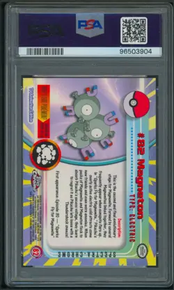 Pokemon Topps Chrome Spectra Magneton Holo #82 PSA 10 - Image 2