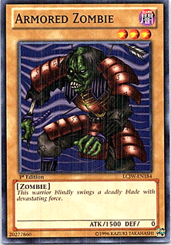 Armored Zombie LCJW-EN184 Yu-Gi-Oh! Light Play 1st Edition - Image 1