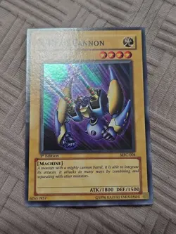 YUGIOH Vintage X-head Cannon 1st Edition MFC-004 LP Super Rare - Image 1