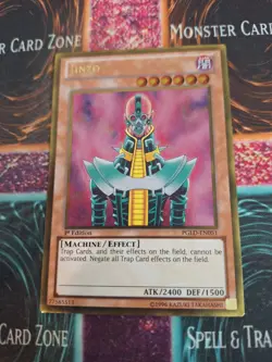 Yugioh Jinzo PGLD-EN051 Gold Rare 1st Edition Near Mint - Image 1