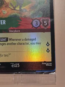 2026 Disney Lorcana D23 Promo MAD HATTER Gold Member Exclusive Card - Image 5