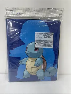 Squirtle Pokemon Ultra Pro A4 Album Folder 9 Pocket Portfolio Holds 180 Cards - Image 1