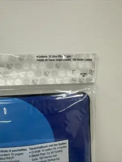 Squirtle Pokemon Ultra Pro A4 Album Folder 9 Pocket Portfolio Holds 180 Cards - Image 3