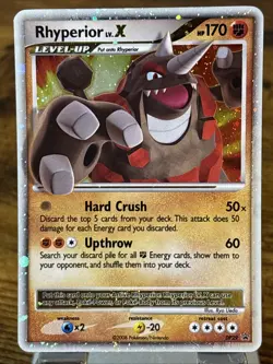 Rhyperior LV.X DP29 Holo Diamond and Pearl Promos - Pokemon Card - Image 1
