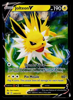 Jolteon V SWSH151 SWSH: Sword & Shield Promo Cards Promo - Image 1