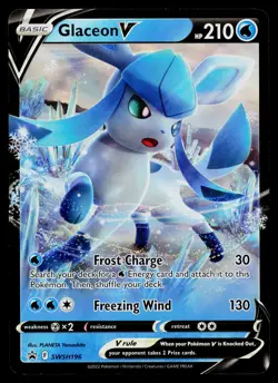 Glaceon V SWSH196 SWSH: Sword & Shield Promo Cards - Image 1