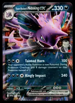 Team Rocket's Nidoking ex 217 SV: Scarlet & Violet Promo Cards Promo #1 - Image 1