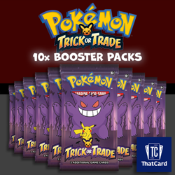 10 x Sealed Packs Pokemon Trick or Trade Halloween Cards (3 Cards Per Pack) TCG - Image 1