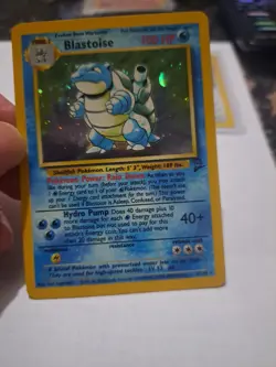 Pokemon TCG Blastoise Holo Rare Card - Base Set 2 Edition - Image 1