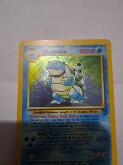 Pokemon TCG Blastoise Holo Rare Card - Base Set 2 Edition - Image 3