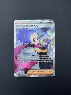 Pokemon Card Janine's Secret Art 088/064 Shrouded Fable Ultra Rare Holo Card NM - Image 1