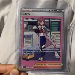 Pokemon TCG Trainer Lacey Prismatic Evolutions Card 175/131 - Image 1