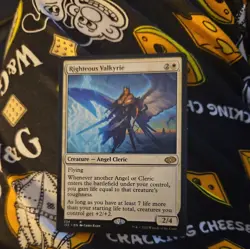 MTG Righteous Valkyrie rare Jumpstart 2022 - Image 1