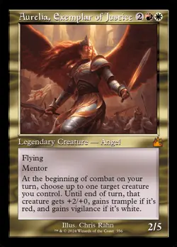 [MTG] Aurelia, Exemplar of Justice (Retro Frame) (356) (RVR) NM - Image 1