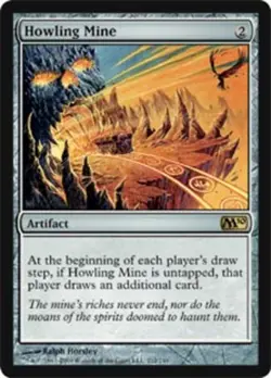 1 x Howling Mine - Magic 2010 - Heavy Play - MTG - Image 1