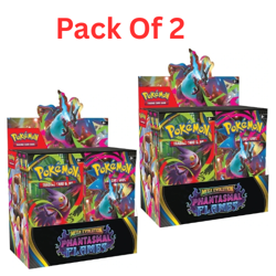 Pack Of 2 Pokemon Phantasmal Flames Booster Box New Sealed - Image 1