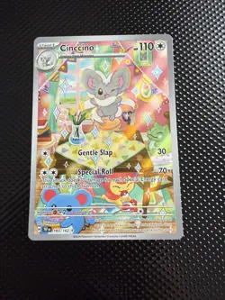 Cinccino 183/162 Sv05: Temporal Forces Illustration Rare Pokemon TCG - NM! - Image 1