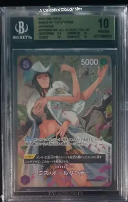 One Piece Card Game Miss All Sunday SR OP04-064 SP Japanese Wings of Captain - Image 1
