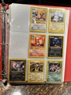 Vintage Bulk Base Cards Pokemon Card Lot Binder Lot #7 Pokemon Cards - Image 2