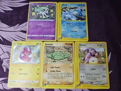 Pokemon Card Lot Of 5 Baby Shiny e-reader LP-NM - Image 1