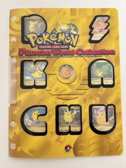 Pokemon Pikachu World Collection Vintage 2000 Original Folder 9 Card Promo Set - Image 2