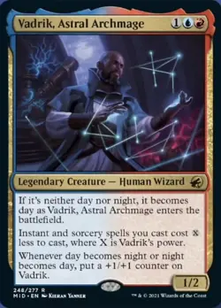 Vadrik, Astral Archmage [Innistrad: Midnight Hunt] Foil Near Mint - Image 1