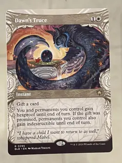 Mtg BLB Bloomburrow— Dawn’s Truce — Showcase— NM 17 Aout - Image 1