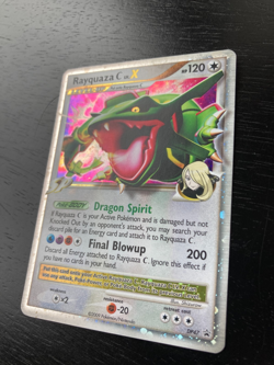 Pokemon Diamond & Peral Black Star Promo Holo Rayquaza C LV. X DP47 EX Cond. - Image 2