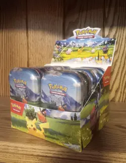10x Pokemon Ascended Heroes ME2.5 Mini Tins Display In Hand - Image 1