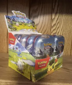 10x Pokemon Ascended Heroes ME2.5 Mini Tins Display In Hand - Image 2