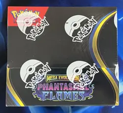 Pokemon 2025 Mega Evolution Phantasmal Flames Booster Box TCG Sealed Nm Mint - Image 1