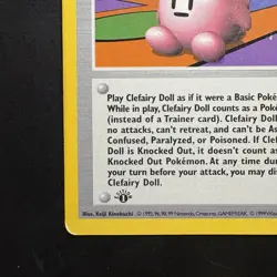 Pokemon Vintage 1st Edition Clefairy Doll 070/102 Base Set Shadowless Wotc 1999 - Image 5