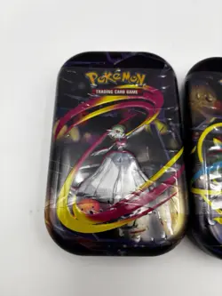 Pokemon TCG Mega Evolution Tins Lot of 3 Pokemon New Sealed In Hand - Image 4