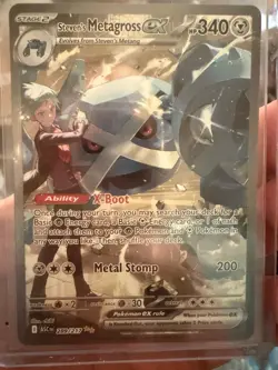 Pokemon TCG Steven's Metagross EX Ascended Hero’s Special Illustration Rare #289 - Image 1