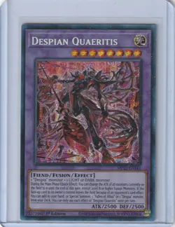 Yugioh MP22-EN141 Despian Quaeritis – Prismatic Secret Rare 1st edition - Image 1