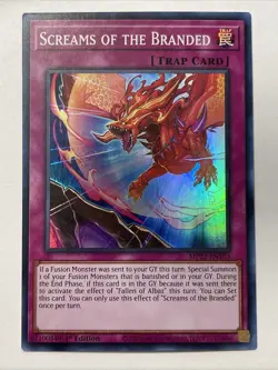 Yu-Gi-Oh! - Screams of The Branded - MP22-EN103 - Super Rare - 1st Ed- NM/M Holo - Image 1