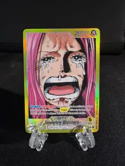 One Piece TCG Jewelry Bonney OP13-100 Alt Art Leader Carrying On His Will - Image 1