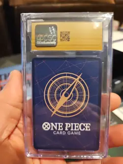 Monkey D. Luffy (Alt Art) OP12-015 SR Legacy of the Master - CGC PRISTINE 10 - Image 2