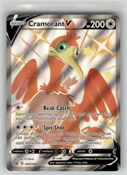 Cramorant V Promo SWSH: Sword & Shield Promo Cards SWSH086 LP - Image 1