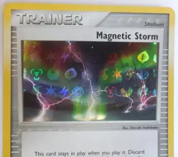 Magnetic Storm 91/101 Uncommon Holo EX Hidden Legends Pokemon Trainer Card LP - Image 3