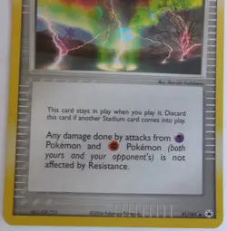 Magnetic Storm 91/101 Uncommon Holo EX Hidden Legends Pokemon Trainer Card LP - Image 5