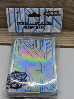Yugioh Card Official Konami KC Sleeves Kaiba Corp - TCG 50ct New Sealed NIP (1) - Image 1