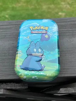 OPEN Pokemon TCG: Sinnoh Stars Mini Tin - Munchlax NO CARDS EXCEPT MUNCHLAX CARD - Image 1