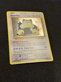 Snorlax XY179 XY Promo Holo MP Pokemon Card TCG Swirl - Image 4