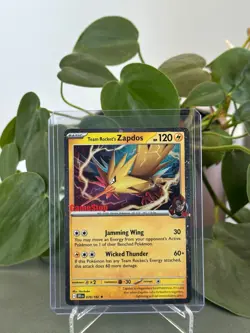 Pokemon card Zapdos 070/182 Cosmos GameStop stamped Destined Rivals promo - Image 1
