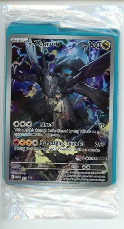 N's Zekrom 031 MEP Ascended Heroes ETB Promo Pokemon Center Stamp SEALED 2026 - Image 1