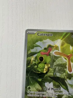 Caterpie 151 Full Art NM Ultra Rare 172/165 Scarlet & Violet Pokemon TCG English - Image 3